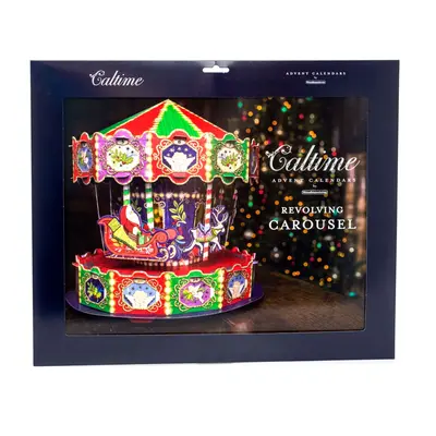 3D Revolving Carousel Christmas Advent Calendar | Build Your Own Merry Go Round Christmas Advent