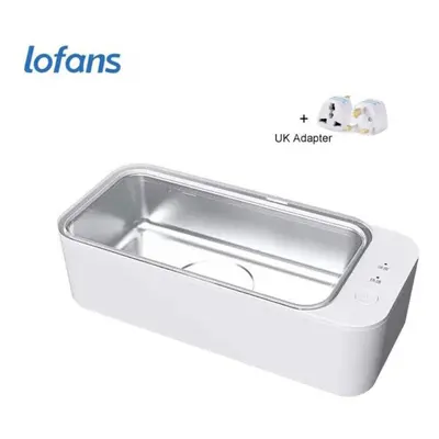 (white, UK Plug) Xiaomi Youpin Lofans Cs-602 Ultrasonic Cleaning Machine Box High Frequency Vibr