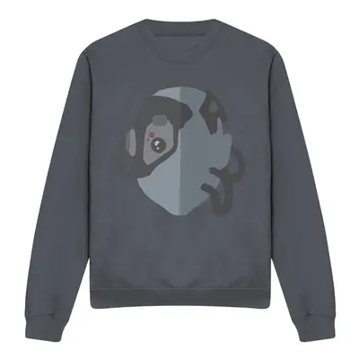 (L, Charcoal) Star Trek Unisex Adult The Borg Sweatshirt