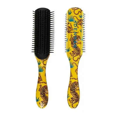 Curly Hair Brush D3 (Tiger) Row Styling Brush for Detangling, Separating, Shaping and Defining C