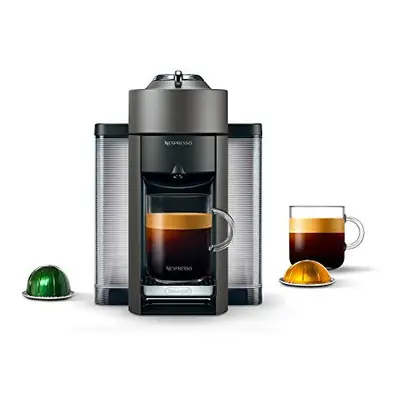 Nespresso Vertuo Coffee and Espresso Machine by De'Longhi,54 oz, Titan,Gray