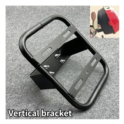 (as picture) Motorcycle Backrest Tailbox Bracket Metal Rear Rack Electric Vehicle Universal Lugg