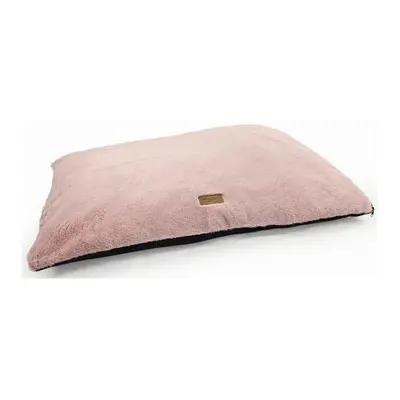 (Pink) HugglePets Luxury Plush Dog Cushion Bed