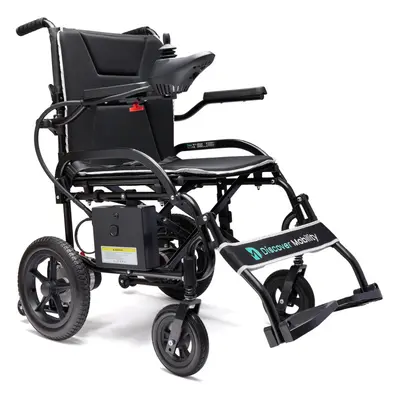 (Black) Discover Mobility Dash Lite Electric Wheelchair Lightweight 18.8kg