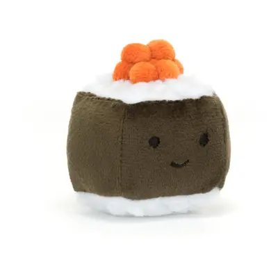 Jellycat Sassy Sushi Hosomaki Stuffed Toy inches | Food Plush | Fun Gift Idea