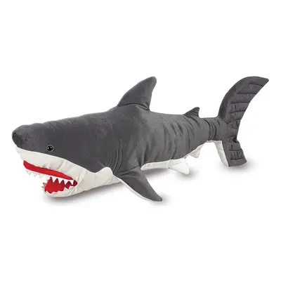 Melissa & Doug Giant Shark - Lifelike Stuffed Animal over feet long