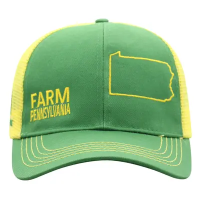 John Deere Farm State Pride Cap-Green and Yellow-Pennsylvania