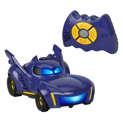 DC Batwheels Remote Control Car, Bam the Batmobile Transforming RC Toy with Lights Sounds & Char