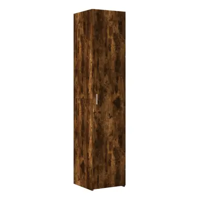 (smoked oak) vidaXL Highboard Sideboard Side Cabinet Cupboard Concrete Grey Engineered Wood