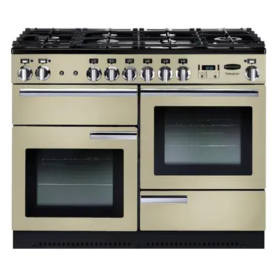 Rangemaster PROP110DFFCR/C Professional Plus Cream with Chrome Trim 110cm Dual Fuel Range Cooker