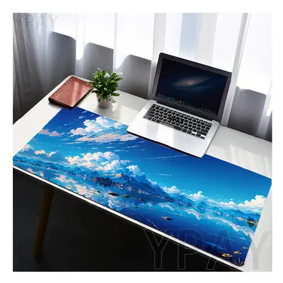 (SS PUP (9), 400x900x3mm) Mouse Pads Sky Landscape Table Mats Computer Mousepad Company Desk Pad