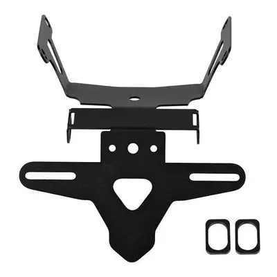 (no light) Motorcycle License Plate Mount Bracket Number Registration Holder For