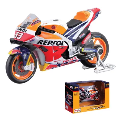 Bburago 1/18 Scale - Repsol Honda Team Rc213V Motorcycle Bike MotoGP - #93 Marc Marquez