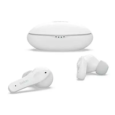 Belkin SOUNDFORM Nano, True Wireless Earbuds for Kids, 85dB Limit for Ear Protection, Online Lea