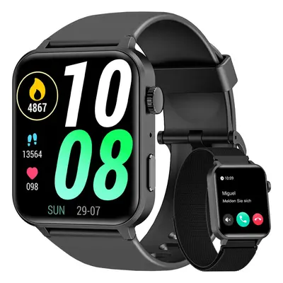 Blackview Smart Watch for Men Women - Answer/Make Calls & AI Voice, 1.85" HD Fitness Watch with 