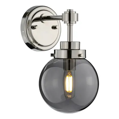 Wall Light Sconce Highly Polished Nickel Finish LED E14 8W LED Bulb