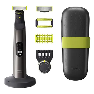 Philips OneBlade Pro Hybrid Face + Body - Electric Beard Trimmer, Shaver and Bodygroomer, x Blad