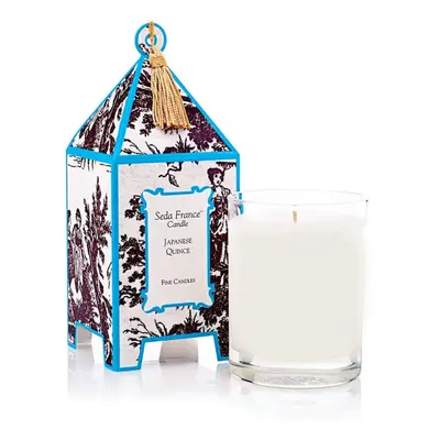 Seda France Classic Toile Japanese Quince Mini Pagoda Candle