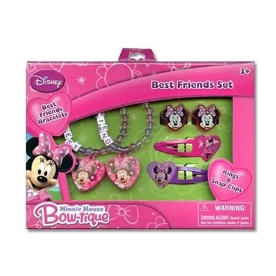 Disney Minnie Mouse Bow-Tique Best Friends Bracelet/Ring & Hair Clip A