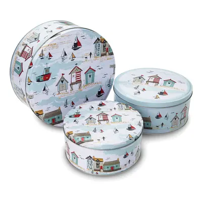 Cooksmart Beside the Seaside Set of Round Cake Tins