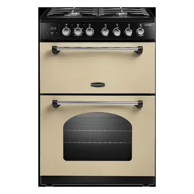 Rangemaster Classic CLA60DFFCR/C Dual Fuel Cooker - Cream / Chrome