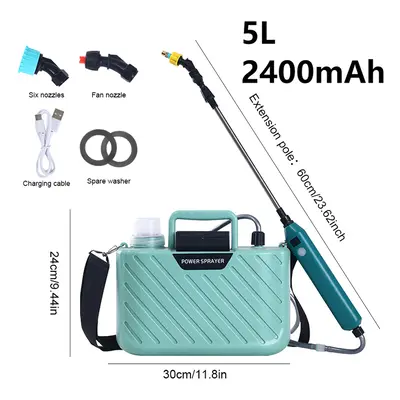 (Set M) Shoulder-Type Electric Pesticide Sprayer 5L/8L 1800mAh/ Spray Garden Power Tool Comes Wi