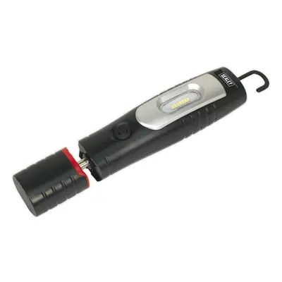 Swivel Inspection Light - SMD LED & 3W SMD LED - Rechargeable - Black