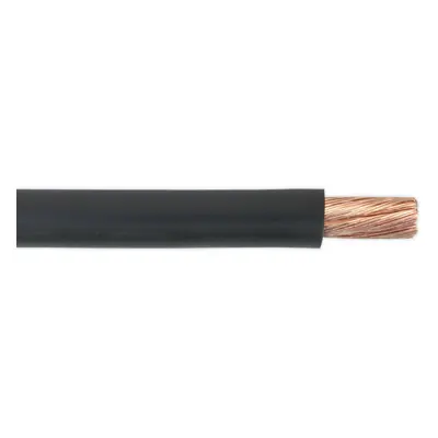 10m Automotive Starter Cable - Amp - Single Core - Copper Conductor - Black