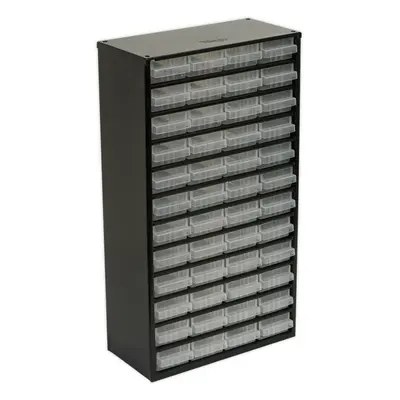 305 x x 555mm Drawer Parts Cabinet - BLACK - Wall Mounted / Standing Box