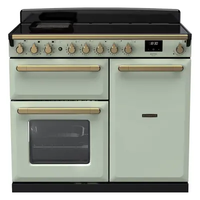 Rangemaster Estel Deluxe ESDL100EIPMNT/AB1 100cm Electric Range Cooker with Induction Hob - Mist