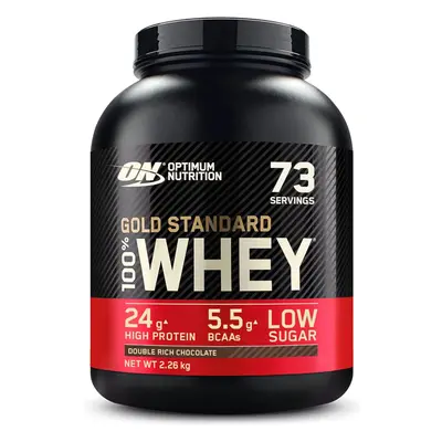 Optimum Nutrition Gold Standard Whey Muscle Building Recovery Protein Powder Glutamine BCAA Amin