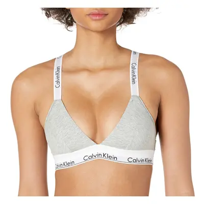 Calvin Klein Women's Modern Cotton Unlined Triangle Crossback Bralette