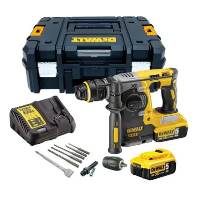 Dewalt DCH273P2 18v XR SDS+ Brushless Rotary Hammer Drill x 5.0Ah +Chuck +Bits