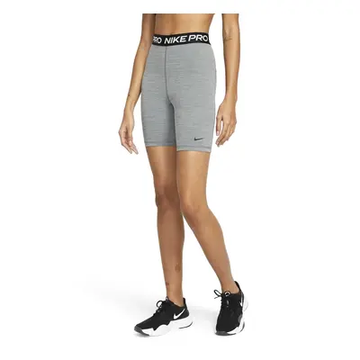 Nike Pro Women's High-Rise 7"" Shorts (Smoke Grey/Heather/Black/Bl