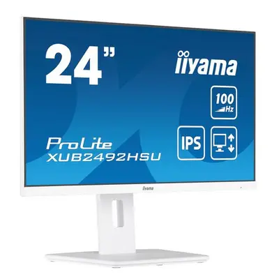 iiyama XUB2492HSU-W6 computer monitor 60.5 cm (23.8") x pixels Full HD LED White