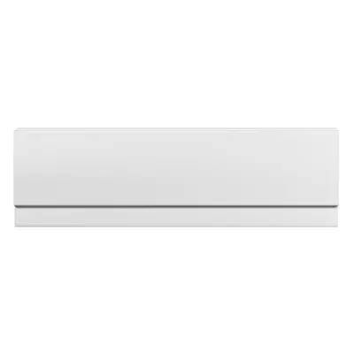 Zelora Bathroom Modern White Acrylic Standard Front Bath Panel - 1700mm X 510mm