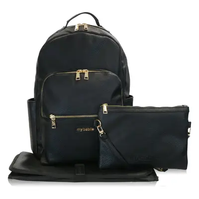 Backpack Pro Changing Bag - Black / Gold