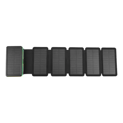 (Green Solar Panel) Portable 20000mAh Solar Power Bank Folding Foldable Solar Panel Solar Charge