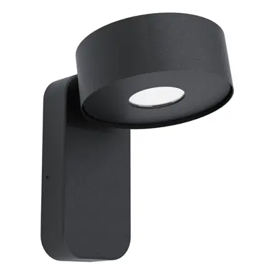 IP44 Outdoor Wall Light Black Zinc Steel 6W Built in LED Porch Lamp