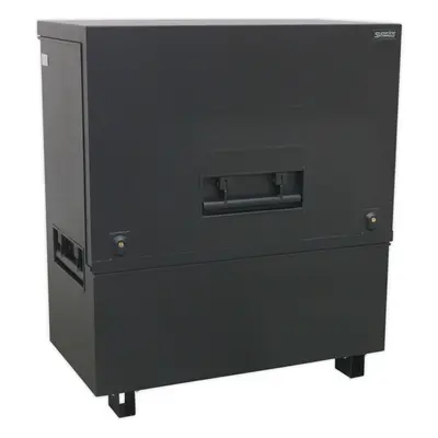 Heavy Duty Tool Vault - Welded Steel Construction - Gas Struts - Secure Site Box