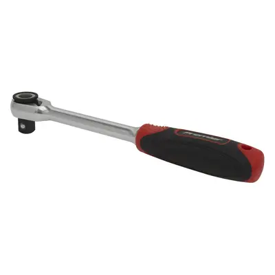 72-Tooth Compact Head Ratchet Wrench - 1/2" Sq Drive - Flip Reverse - Soft Grip