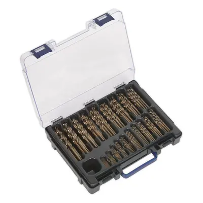 170 Piece Fully Ground HSS Cobalt Drill Bit Set- 1mm to 10mm - Split Point Tips