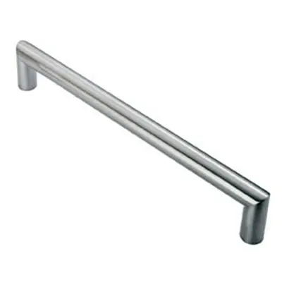 30mm Mitred Pull Door Handle 450mm Fixing Centres Satin Stainless Steel