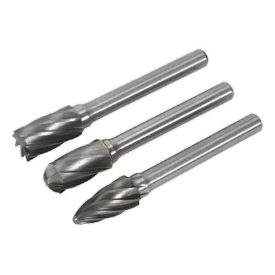 3 PACK - 10mm Tungsten Carbide Rotary Burr Bits Set - VARIOUS RIPPER / COARSE