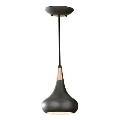 1 Bulb Ceiling Pendant Light Fitting Dark Bronze LED E27 60W Bulb