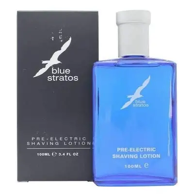 TWO PACKS of Blue Stratos PreElectric Shaving Lotion 100ml