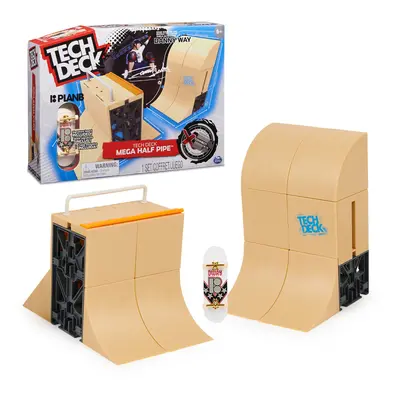 Tech Deck, Danny Way Mega Half Pipe X-Connect Park Creator, Customizable Ramp Set with Exclusive