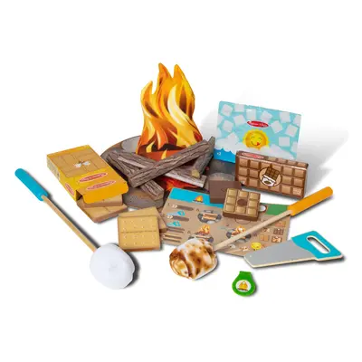 Melissa & Doug Let's Explore Campfire S'Mores Play Set - Play Campfire