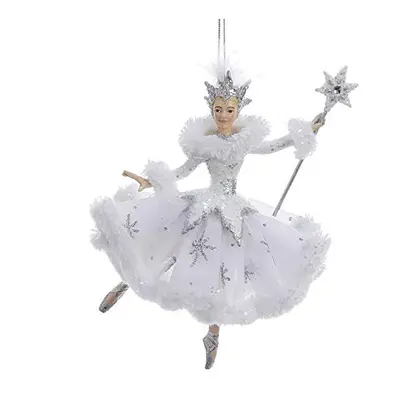 Kurt Adler Snow Queen Ballerina Ornament