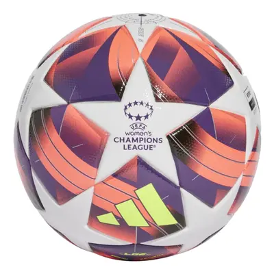 adidas Unisex-Adult WUCL League Soccer Ball White/Aurora Black/Turbo/Silver Metallic